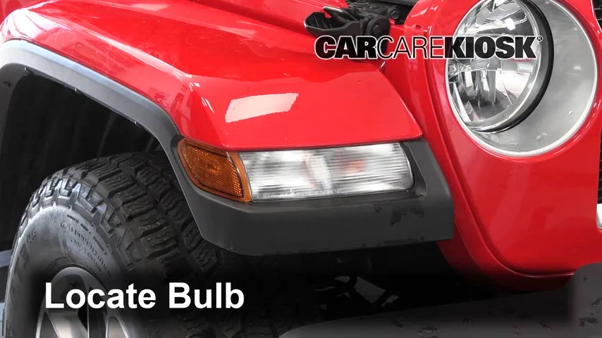 2021 Jeep Wrangler Unlimited Sahara 2.0L 4 Cyl. Turbo Luces Luz de estacionamiento (reemplazar foco)